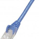 RJ45 Hálózat csatlakozókábel CAT 5e SF/UTP 1x RJ45 dugó - 1x RJ45 dugó 10 m Kék UL minősített fotó