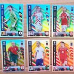 11 darab Centurion focis kártya, teljes sor Topps Match Attax UEFA Euro 2024 Modric, Pepe, Eriksen fotó