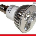 LED E14 3W 2700-3000K spot lámpa 3 LED izzó fotó