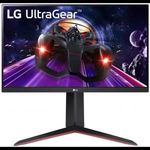 24" LG 24GN65R-B LCD monitor fekete (24GN65R-B) fotó