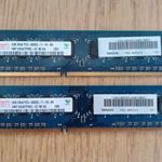 Hynix 4GB (2x2GB) DDR3 PC memória, RAM fotó