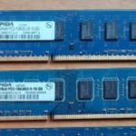 Elpida 4GB (2x2GB) DDR3 1333MHz PC memória, RAM fotó