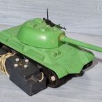 OROSZ TANK - TÁVIRÁNYÍTÓS, ELEMES RETRO JÁTÉK, 1990 !!! fotó