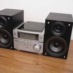 Panasonic SA-PM01 mikro hifi torony rádió tuner CD AUX hangfal fotó