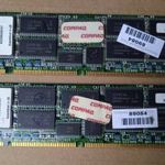 Tipikusan régi COMPAQ PC-hez a SIEMENS által SDRAM modulok 2db 2x8MB párban Assembled in UK fotó