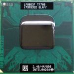 Intel T7700 G0 SLA7F Core 2 Duo processzor 2.4Ghz 65nm 800 FSB SocketP PBGA479 PPGA478 fotó