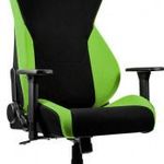 Nitro Concepts S300 Atomic Green Gamer szék Fekete, Zöld fotó