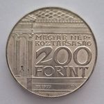 1977 Népköztársaság Ezüst 200 Forint (No: 24/358.) fotó