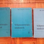 DR. GESZTI P. OTTÓ: VILLAMOSENERGIA-RENDSZEREK I-II-III, BME VIK tankönyv fotó