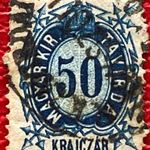 1874. Távirda réz 50 kr (1.500.-) (még 2020-as ár) fotó