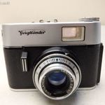 VOIGTLANDER VITORET F CAMERA RETRO FÉNYKÉPEZŐGÉP RÉGI NÉMET LANTHAR 50 MM OBJEKTíV fotó