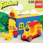 338 lego Fabuland Blondi Röfi és a Taxi állomás fotó