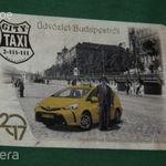 Kártyanaptár, City Taxi, Budapest, 2017 , +C+ fotó