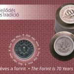 2016. 70 éves a FORINT 50 Forint 01137, 01190. sorszám fotó