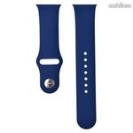 DEVIA DELUXE SPORT okosóra sport szíj - SÖTÉTKÉK - szilikon - Apple Watch Series 1/2/3 42mm / 4/5... fotó