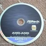 AMD AsRock telepítő CD fotó