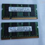 4 Gb (2x2 Gb) Samsung DDR2 800 MHz PC2-6400 laptop RAM. fotó