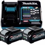 Makita 191L76-1 Szerszámakku és töltő 40 V 2.5 Ah Lítiumion fotó