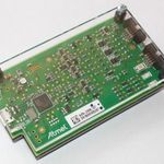 Atmel ICE-PCBA akril ház + AVR adapter kábelekkel - Atmel programozóhoz fotó