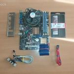 ASUS P5KPL-AM-SE + Intel Core 2 Duo E6750 + 4GB KINGSTON DDR2 kit + kábelek fotó