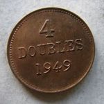 GUERNSEY 4 DOUBLES, 1949. 1 DB. fotó