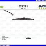 NISSAN TERRANO 2 1993.07-1999.09 /R20/ Ablaktörlő lapát Hátsó 1db/280mm (VR32) {VALEO... fotó