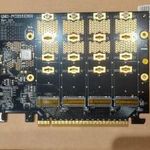 DELOCK 89017 Converter, PCIe x16 card > 4x M.2 key M bifurcation fotó