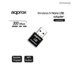 Approx Hálózati Adapter USB 300 Mbps Wireless N APPUSB300NAV3 fotó