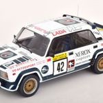 1: 18 1/18 Lada 2105 VFTS, No.42, 1000 Lakes Rally, Brundza/Neyman - 1984 - IXO fotó