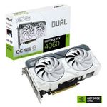 VGA Asus RTX4060 8GB Dual O8G White (90YV0JC2-M0NA00) fotó