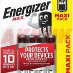 ENERGIZER Max elem AAA mikro micro E92 8db/csom fotó