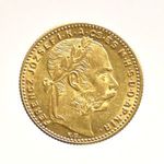 1892 KB Ferenc József arany 8 Forint ( Fiume c. ) XF -F0955 fotó