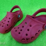 Eredeti Crocs Baya piros papucs 25-ös fotó