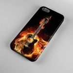 gitár mintás iPhone 4 4s tok hátlap tartó telefontok fotó