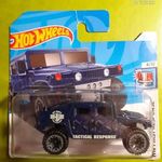 Hot Wheels katonai Humvee 33/250 HW First Response 4/10 kék blue fotó