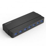 Orico H7928-U3-V1-EU-BK 7 Portos USB3.0 Hub fekete (H7928-U3-V1-EU-BK) fotó