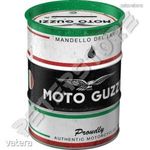 Retró Fém Persely - Olajos hordó - Moto Guzzi fotó