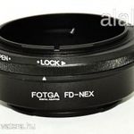 Canon FD NEX adapter fotó