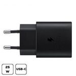 Samsung hálózati adapter, 25W PD USB-C, Fekete fotó