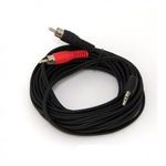 OEM Jack 3, 5mm -> 2db RCA M/M audio kábel 5m (XAKABJ2R5) (XAKABJ2R5) fotó