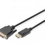 Digitus DisplayPort Adapter Cable DP to DVI-D 3m Black DB-340301-030-S Kiegészítő, Kellék Kábel fotó