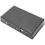 Digitus DS-12901 2 port KVM átkapcsoló HDMI Billentyűzet, USB 1920 x 1080 Pixel, 1920 x 1200 Pixe... fotó