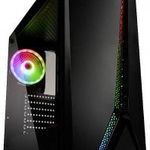 Kolink Quantum RGB Midi torony Gaming doboz Fekete 1 előre telepített LED-hűtő, Beépített világít... fotó