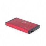 Gembird 2, 5" EE2-U3S-2-R USB3.0 Enclosure Red EE2-U3S-2-R Kiegészítő, Kellék Mobilrack fotó