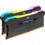 Corsair 32GB DDR4 3600MHz Kit(2x16GB) Vengeance RGB Pro SL Black CMH32GX4M2Z3600C18 Alkatrész Mem... fotó