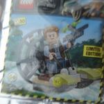 (LE30) ÚJ BONTATLAN JURRASIC WORLD LEGO FIGURA + ÚJSÁG-7- fotó