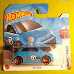 Hot Wheels, Compact Kings, 22/250, Fiat 500e kék blue fotó