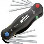 Wiha Multitool PocketStar? gemischt 9-tlg. 25293 Többfunkciós szerszám Funkciószám 9 Fekete fotó