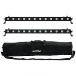 EUROLITE Set 2x LED BAR-12 QCL RGBW + Soft Bag fotó