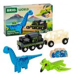 BRIO World Akkumulátoros Dinoszauruszos vonat készlet - Színes (63609600) fotó